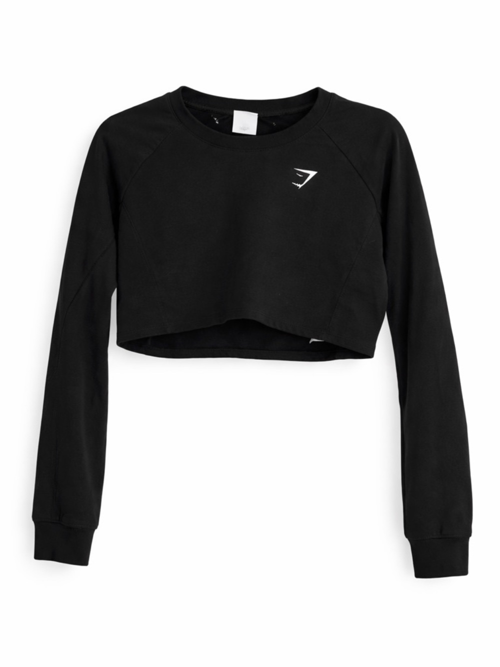 Gymshark Black Athletic Crewneck Top